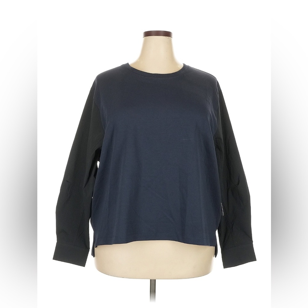 NWT Athleta 2X sweatshirt Harlow Hybrid top